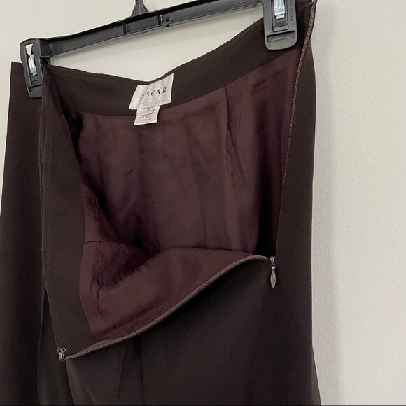 OSCAR DE LA RENTA Vintage 100% Wool Pants Slacks Fully Lined Size 8 - Picture 9 of 10